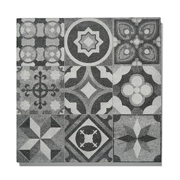 GeoProArte® Design 60x60x4 - Mosaic Grey Deco