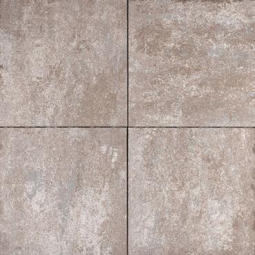 Trippel T 60x60x4 - Bruin nuance