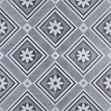 GeoCeramica® Décor 60x60x4 - Concreet Flower Decorate