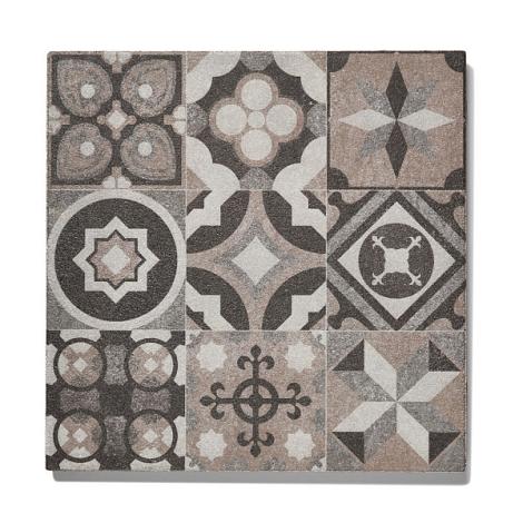 GeoProArte® Design 60x60x4 - Mosaic Modern Taupe Deco