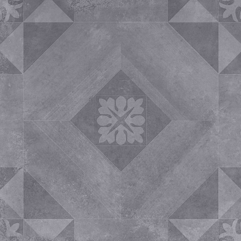 GeoCeramica® Décor 60x60x4 - Symbol Block Black