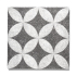 GeoProArte® Design 60x60x4 - Flowers Dark Grey Flower